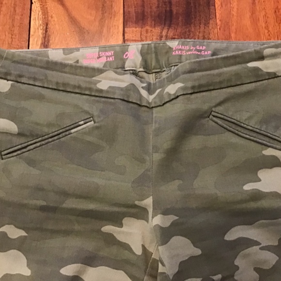 Gap Super Skinny Camo Khakis - Picture 3 of 4